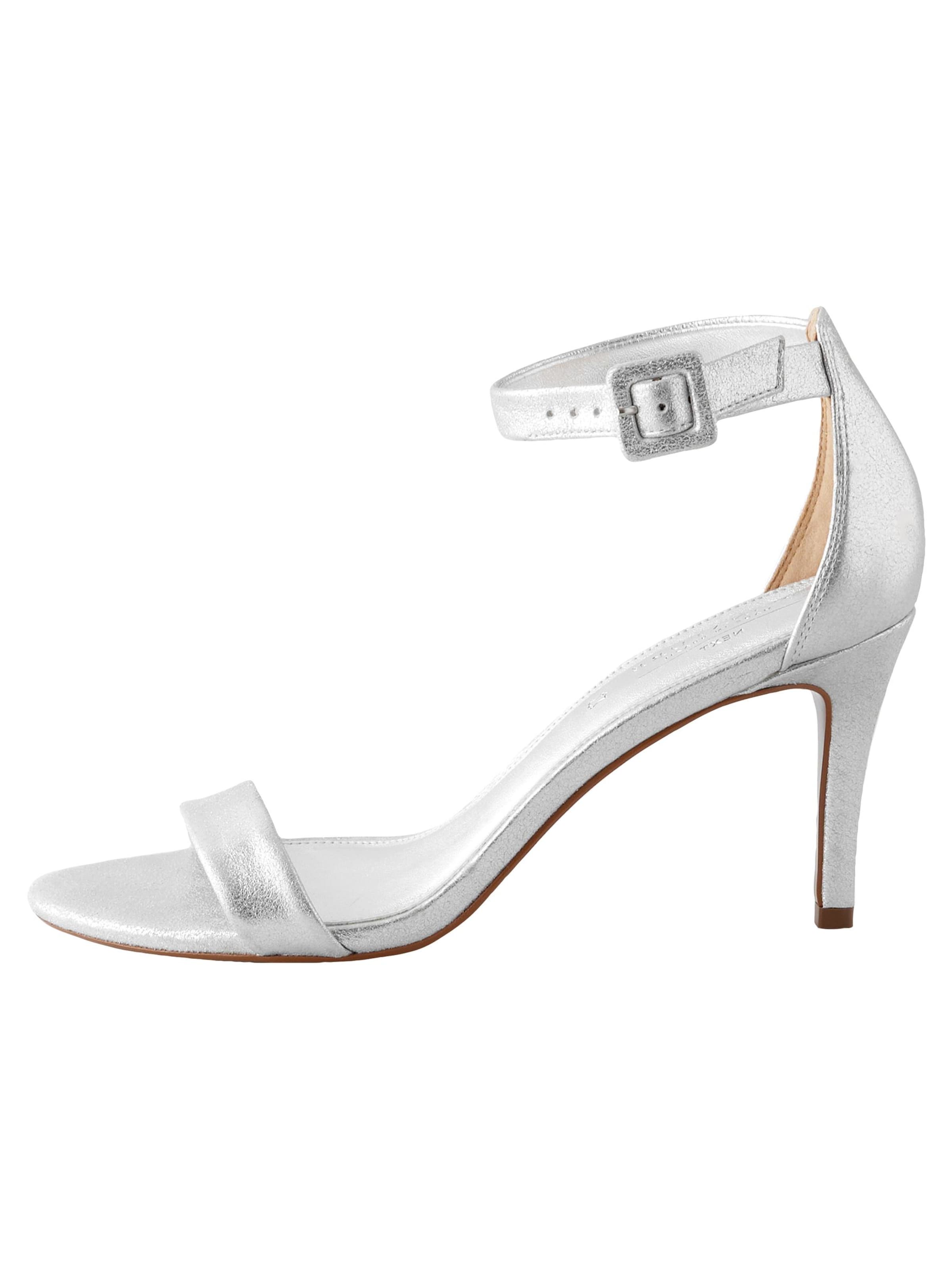 Next Strap sandal in Silver: front