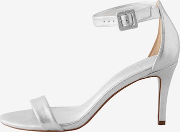 Sandales à lanières Next en argent : devant