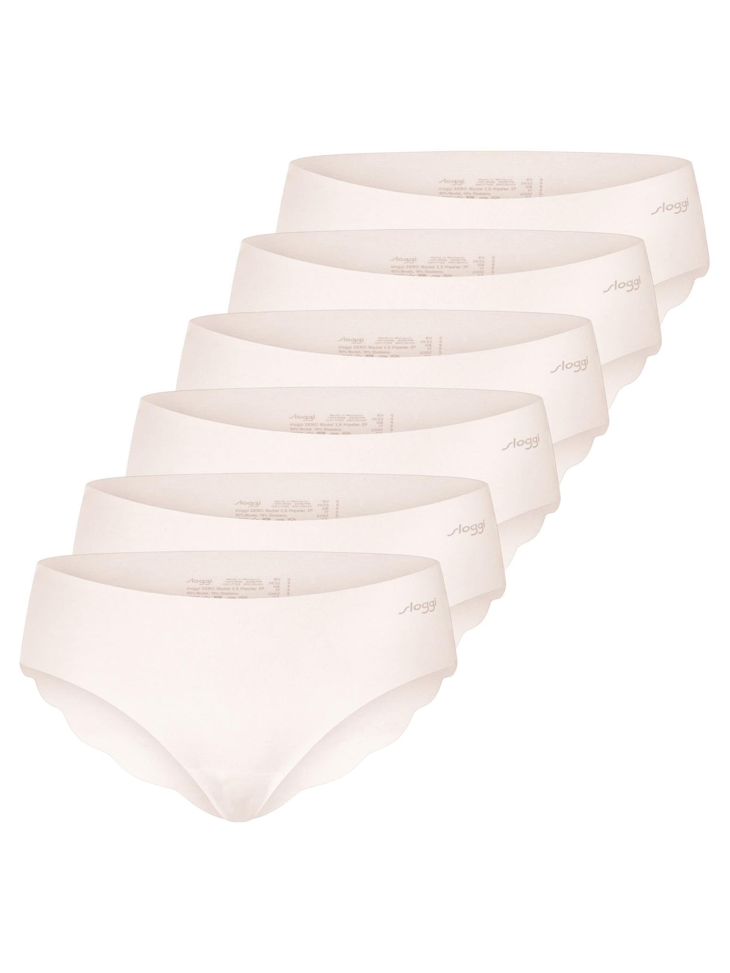 SLOGGI Panty 'ZERO Modal 2.0' in White: front