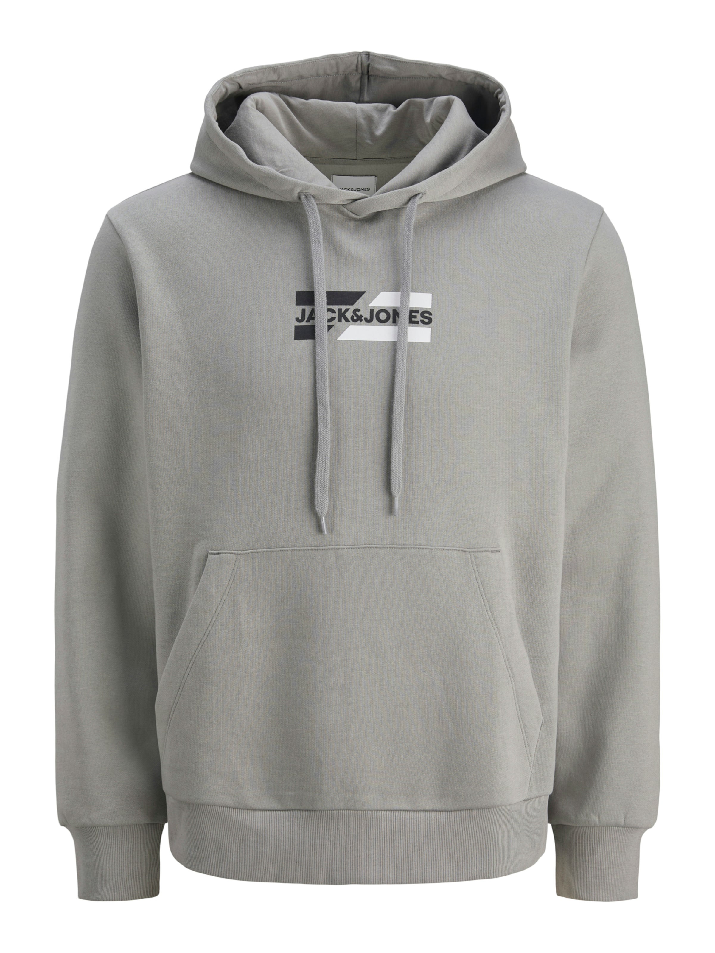 JACK & JONES Sweatshirt 'JJECorp' i grå: forside