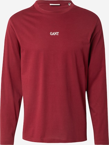 T-Shirt GANT en rouge : devant