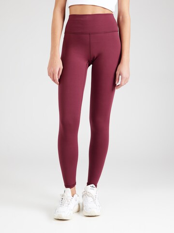 Fabletics - Skinny Pantalón deportivo 'Define' en rojo: frente