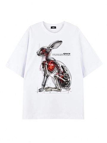 T-Shirt 'PULSE' QWX2 en blanc : devant
