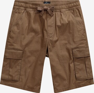 JAY-PI Regular Cargo Pants in Brown: front