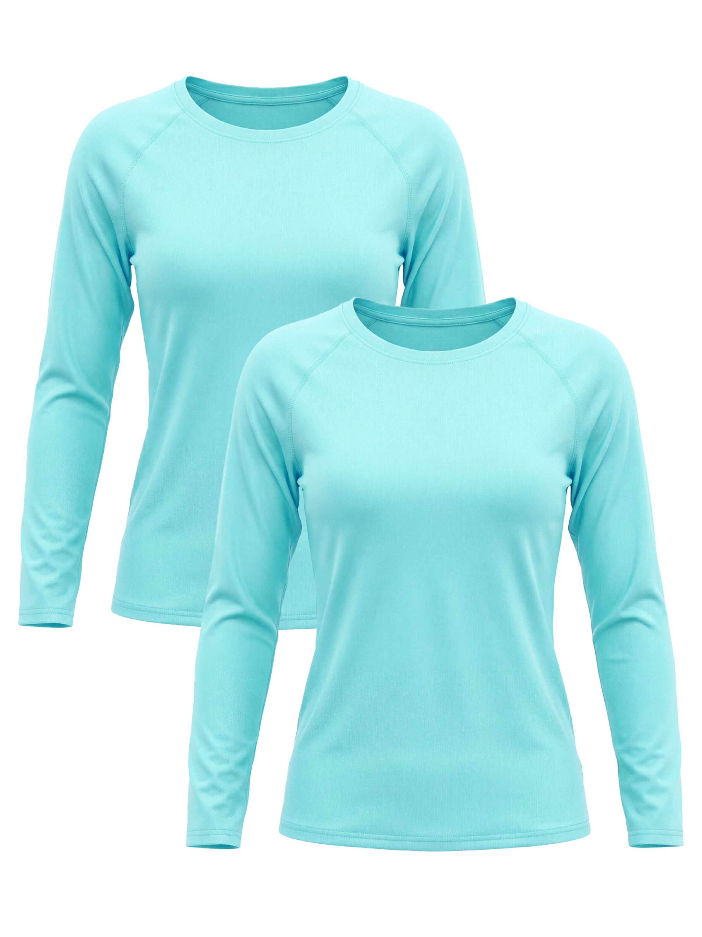 MEETWEE Shirt '2-Pack UV Protection Shirt' in Green: front