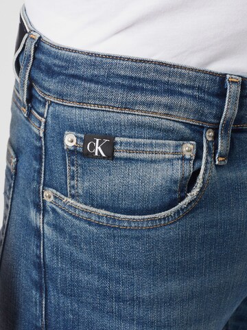 Calvin Klein Jeans Slimfit Jeans in Blauw