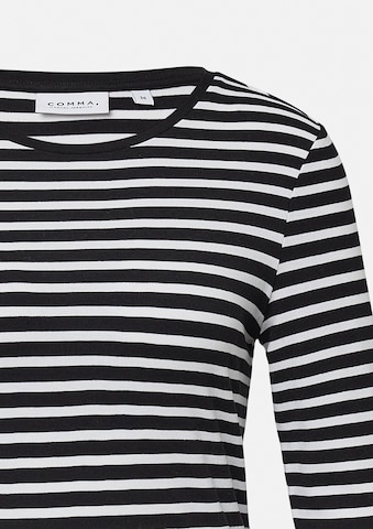 T-shirt comma casual identity en noir