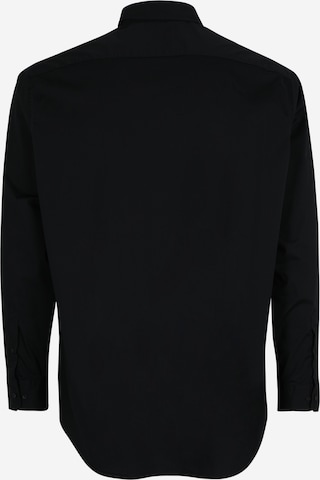 Calvin Klein Big & Tall Slim fit Button Up Shirt in Black
