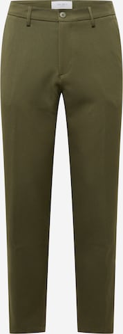 Les Deux Chino hlače 'Como' | zelena barva: sprednja stran