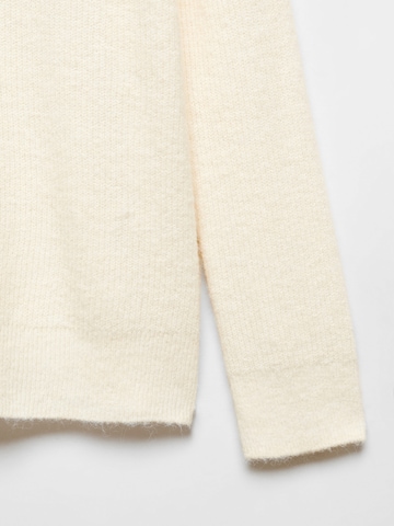 MANGO Sweater 'FRANCA' in White