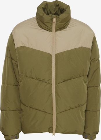 Veste d’hiver !Solid en vert : devant