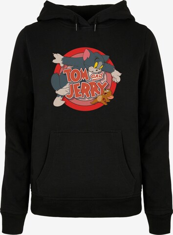 ABSOLUTE CULT Sweatshirt 'Tom and Jerry - Classic Catch' in Zwart: voorkant