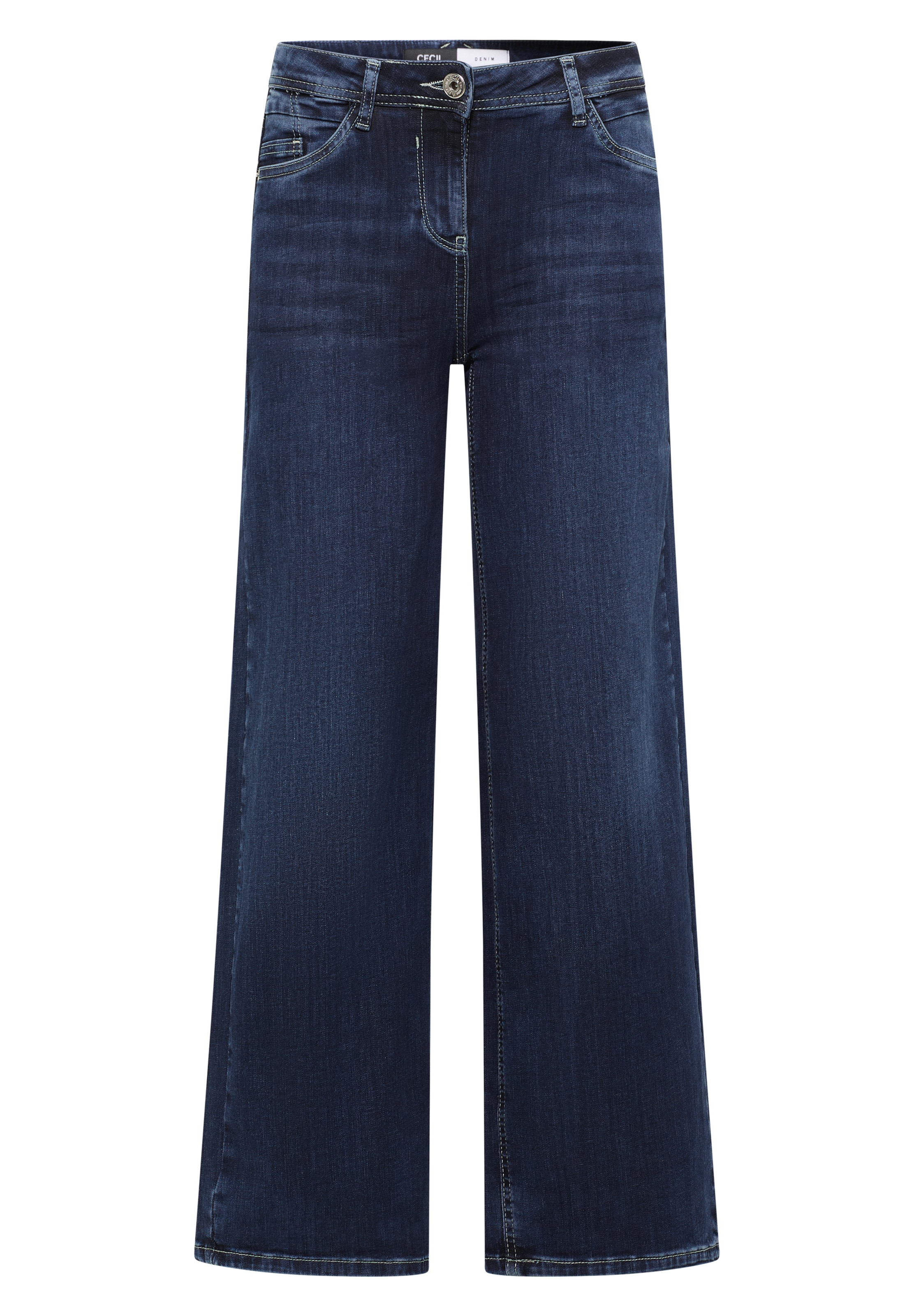 CECIL Wide Leg Jeans in Blau: Vorderseite