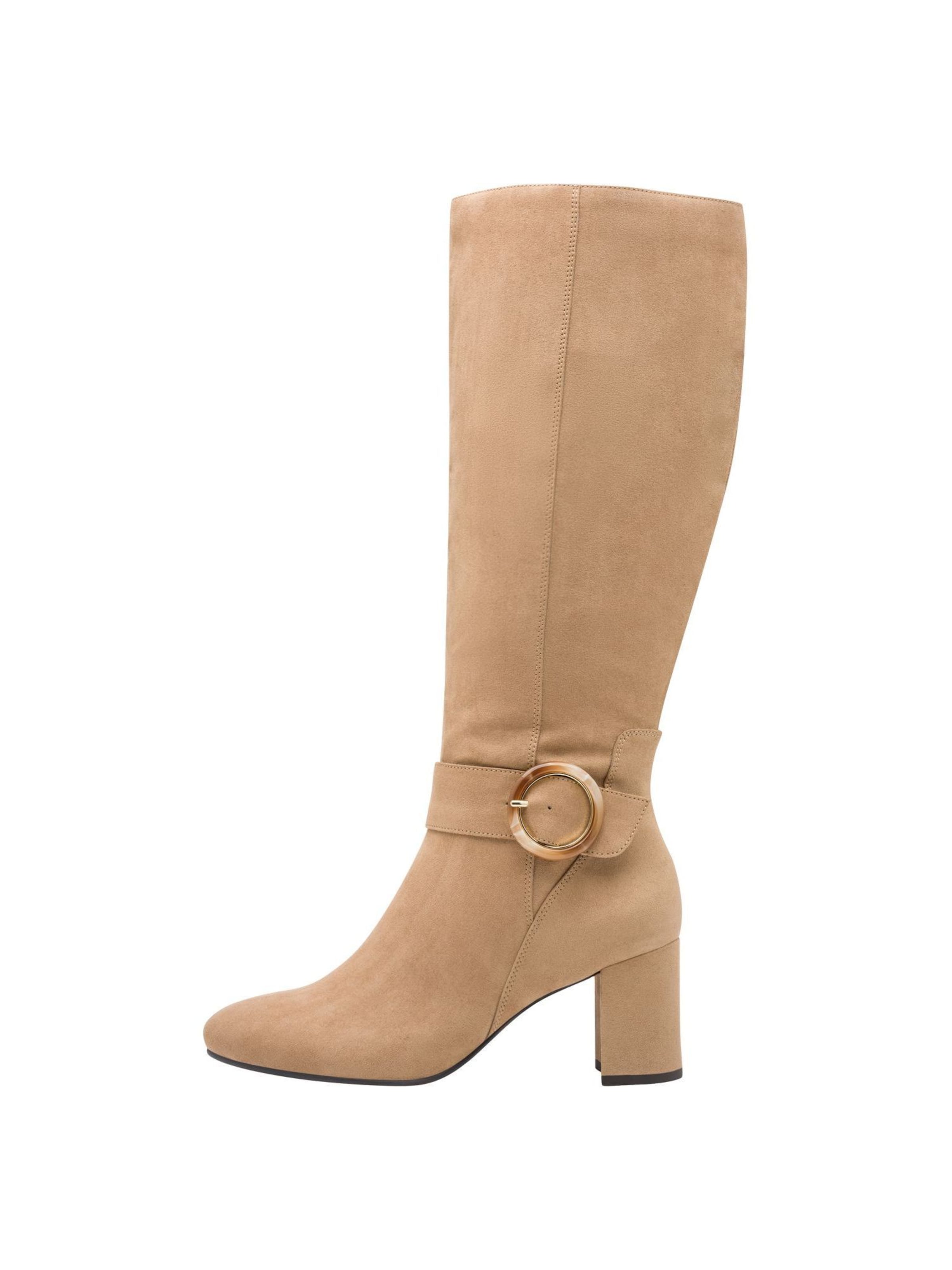 Bottes MARCO TOZZI en beige : devant