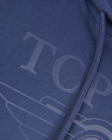 TOP GUN Hoodie in Blau