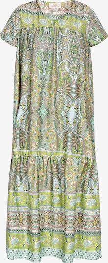 Vasarinė suknelė iš usha FESTIVAL, spalva – šviesiai mėlyna / žaliosios citrinos spalva / alyvuogių spalva, Prekių apžvalga