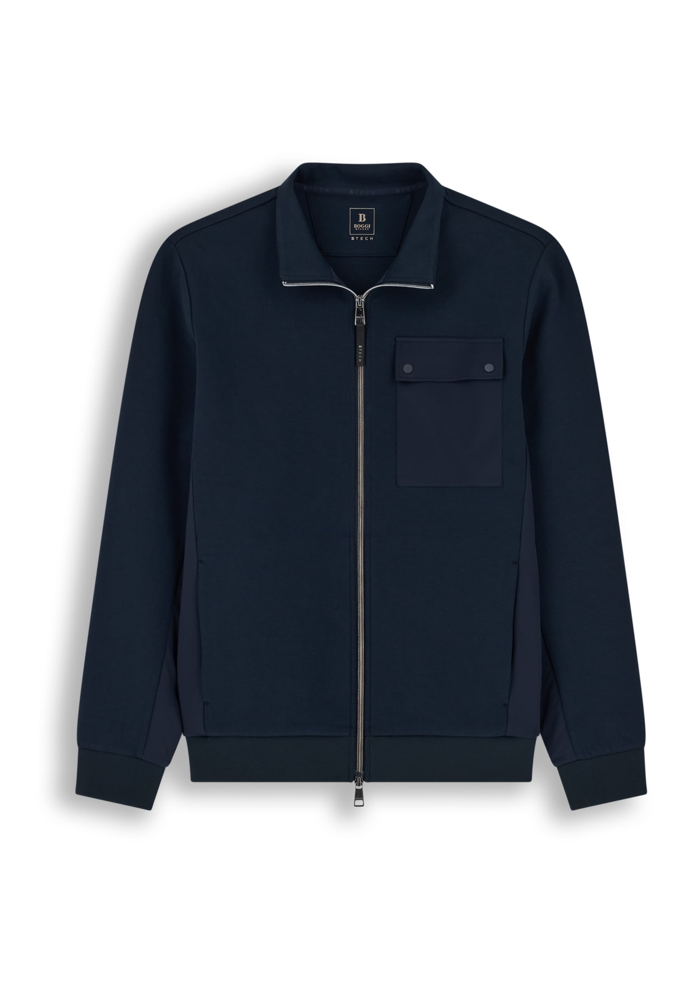 Veste de survêtement Boggi Milano en bleu : devant