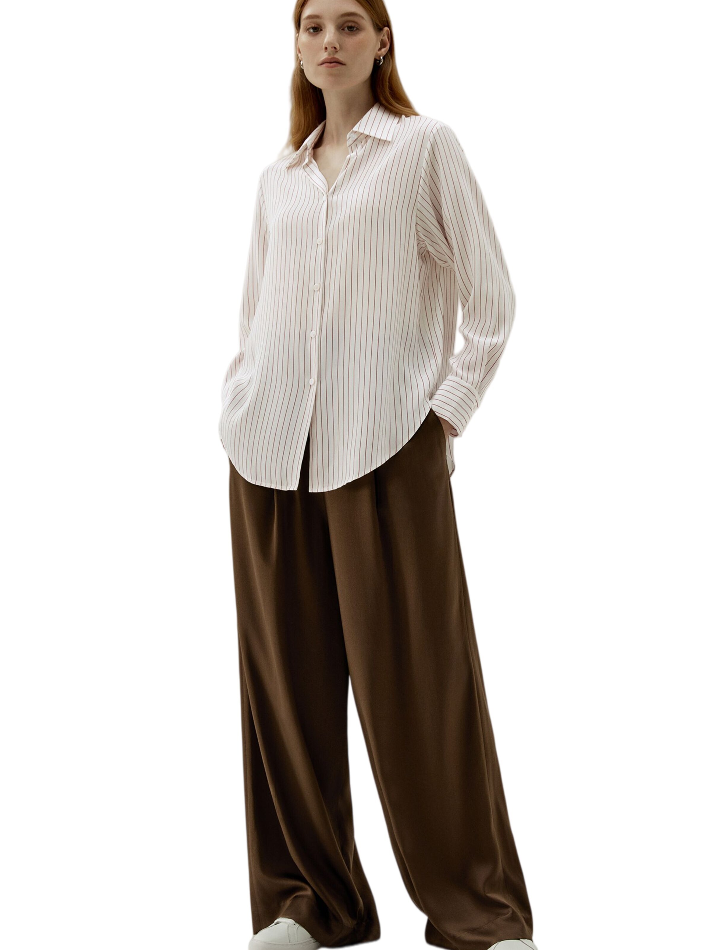Lilysilk Bluse‌‌‌‌‌‌‌‌ in Braun: Vorderseite