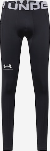 UNDER ARMOUR Skinny Sportnadrágok - fekete: elől