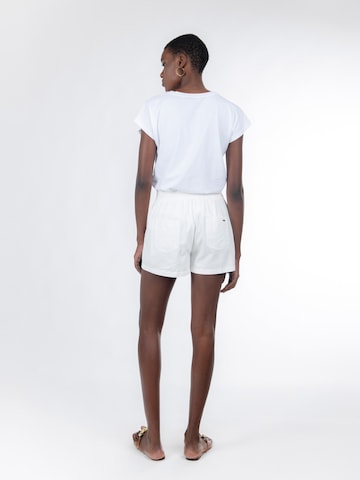 Influencer Loose fit Trousers in White