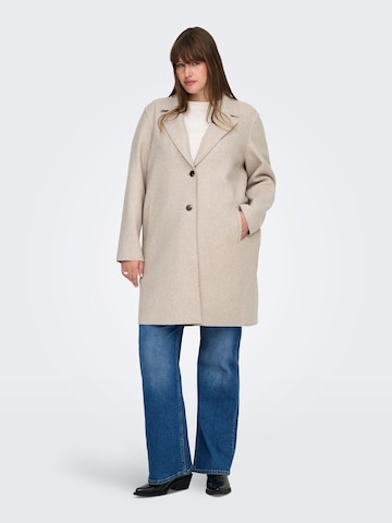 ONLY Carmakoma Between-seasons coat 'CARCarrie' in Beige