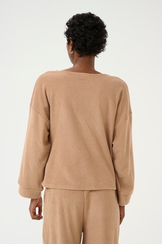Cream Sweatshirt 'CR Franny' i beige