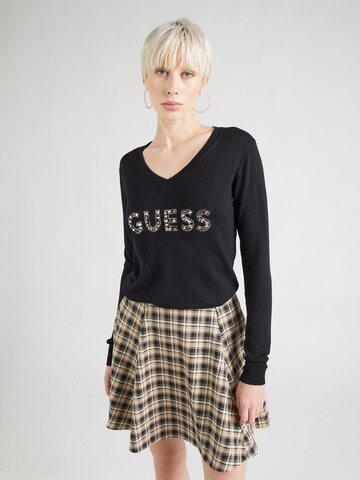 GUESS Свитер 'HAILEY' в Черный: спереди