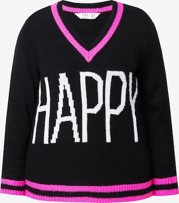 Angel of Style Sweater in Black: front