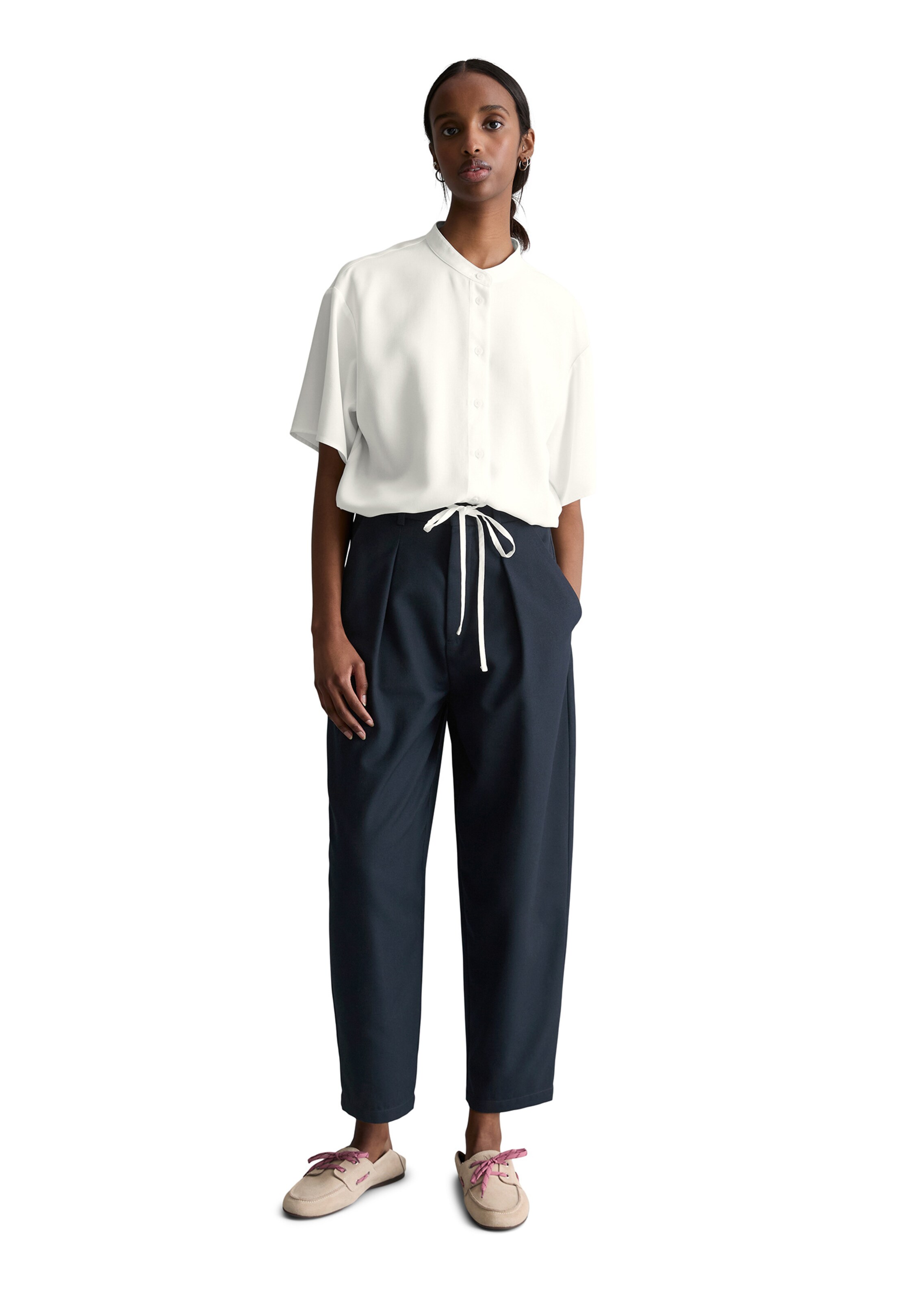 Marc O'Polo DENIM Bluse in Weiß