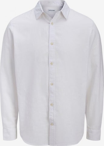 Coupe regular Chemise 'JJESummer' Jacks & Jones en blanc : devant