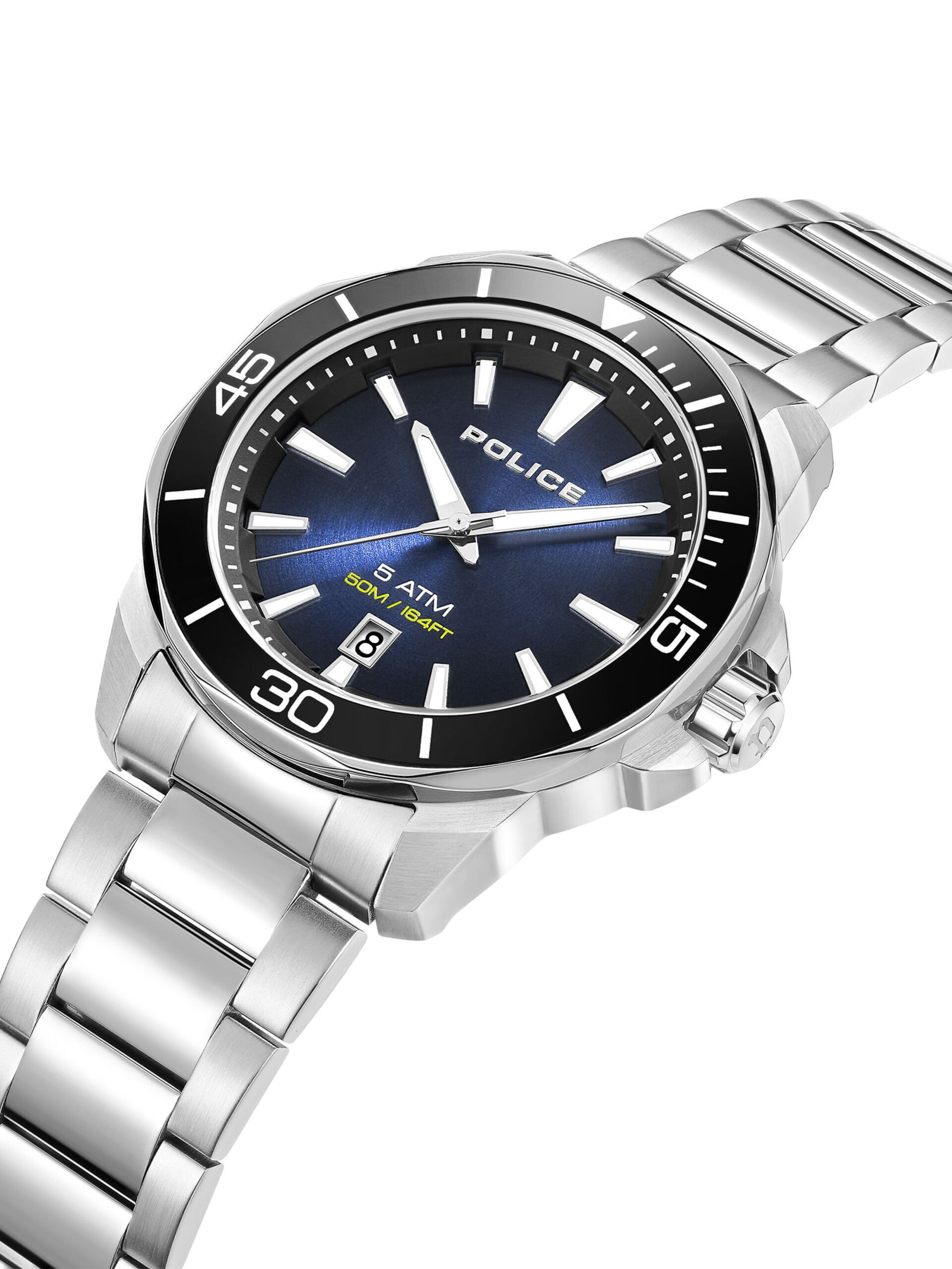 POLICE Analog Watch 'Thornton' in Silver