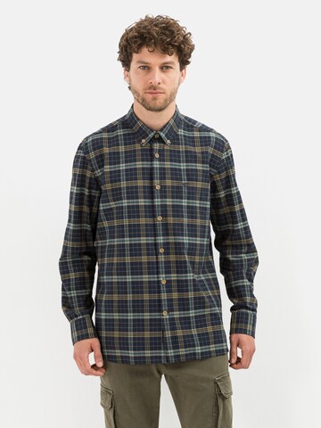 CAMEL ACTIVE - Regular Fit Camisa em azul: frente