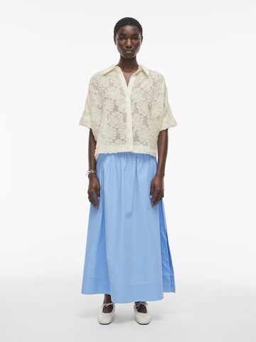 ROUGE EDIT Bluse i beige