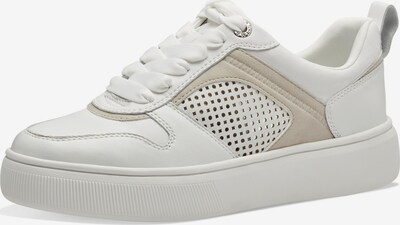 TAMARIS Baskets basses en beige / blanc, Vue avec produit