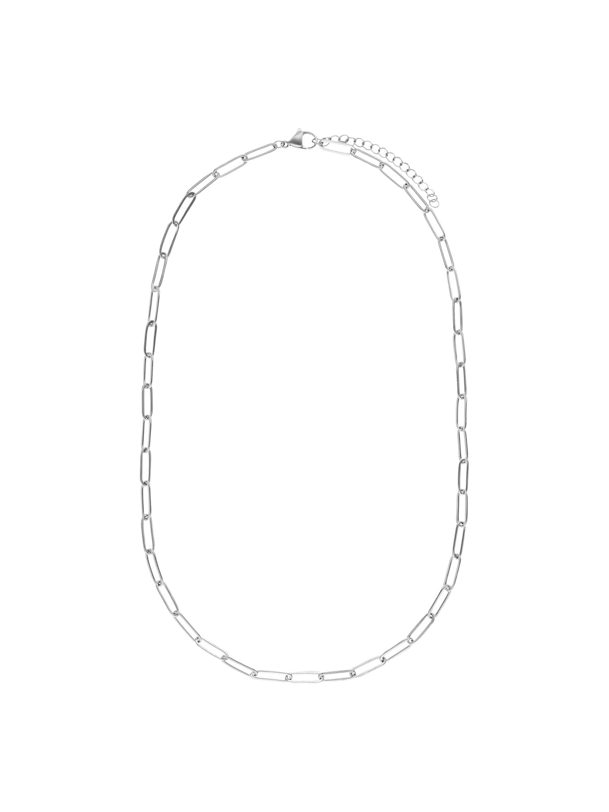 Lucardi Necklace in Silver: front