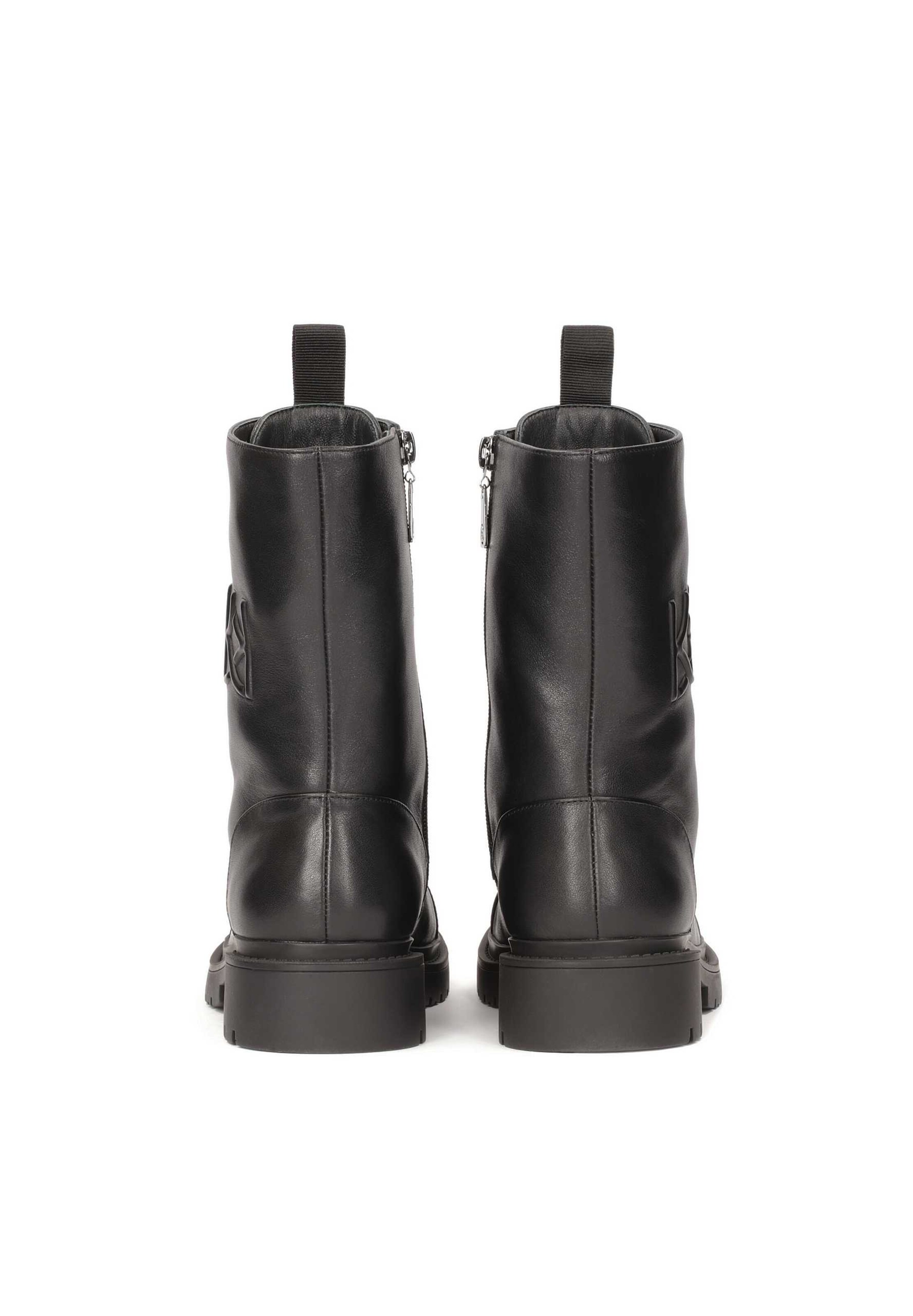 Kazar Lace-Up Boots in Black