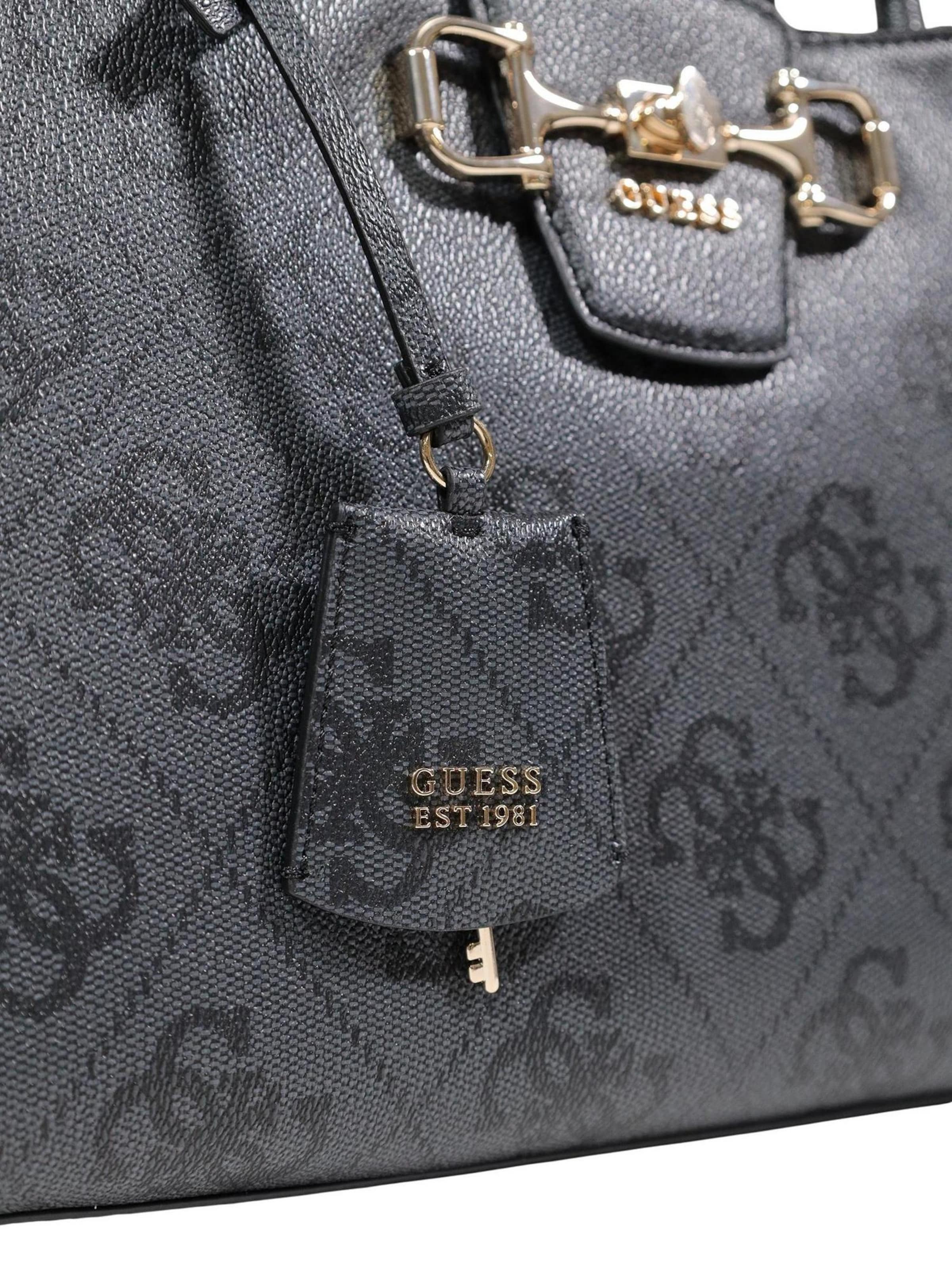 GUESS Schultertasche 'JANIE'‌‌‌‌‌‌‌‌‌‌ in Grau
