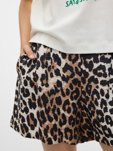 VERO MODA Wide leg Bandplooibroek 'VMJOSIE' in Gemengde kleuren