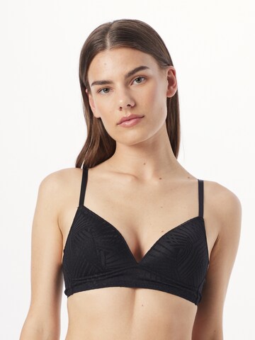 ESPRIT Triangle Bra in Black: front