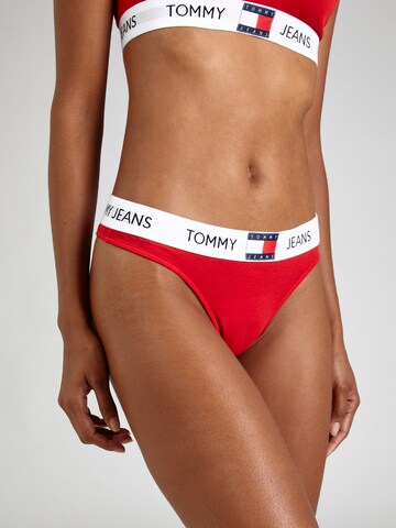 Tommy Jeans String in Rot: Vorderseite