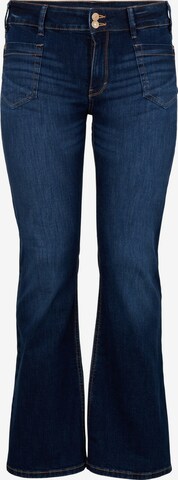 Tom Tailor Women + Boot cut Jeans in Blue: front