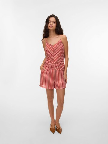 VERO MODA Regular Trousers 'VMDemi' in Red