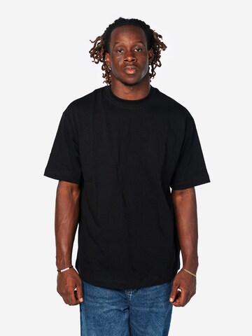 ATELIER OF FAITH Shirt 'PREMIUM BASIC TEE' in Zwart: voorkant