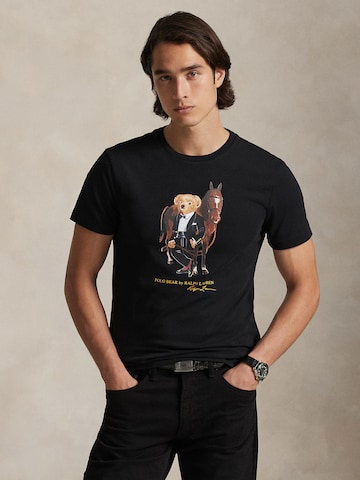 Polo Ralph Lauren Shirt in Zwart: voorkant