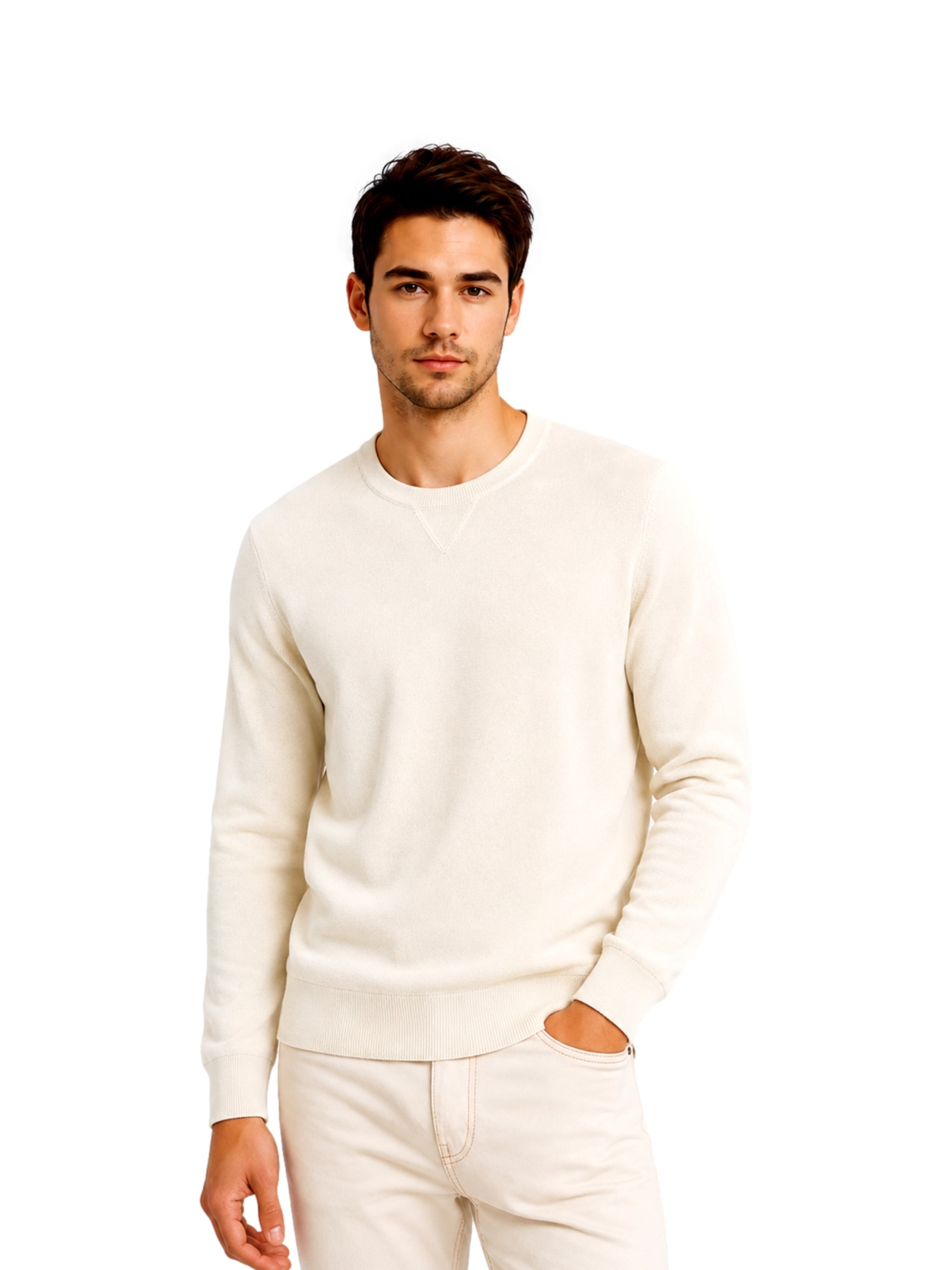 Pullover 'Villas' di Only & Sons in beige: frontale