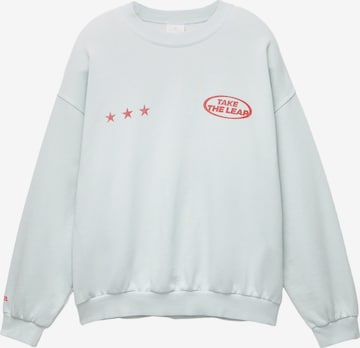 Pull&Bear Collegepaita värissä sininen: etupuoli