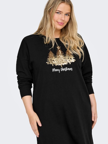 Abito 'CARSANTA XMAS' di ONLY Carmakoma in nero