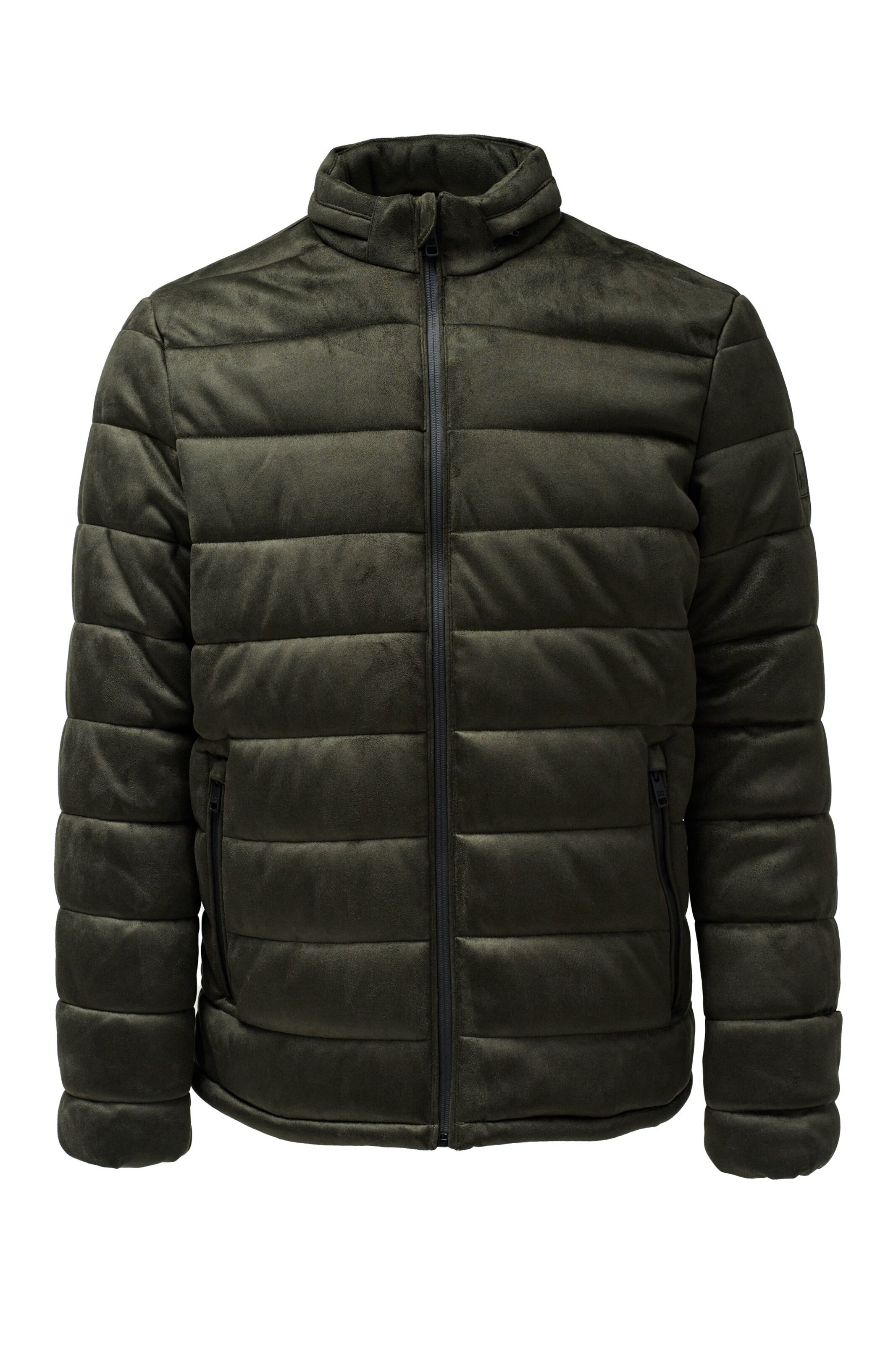 Salsa Jeans Winterjas in Groen: voorkant