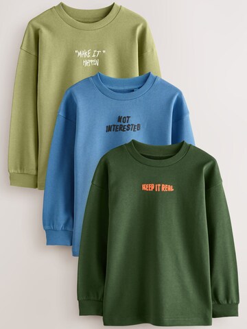 Next Shirt in Blau: Vorderseite