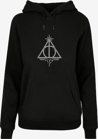 ABSOLUTE CULT Sweatshirt 'Harry Potter - Death Hallows' in Black: front